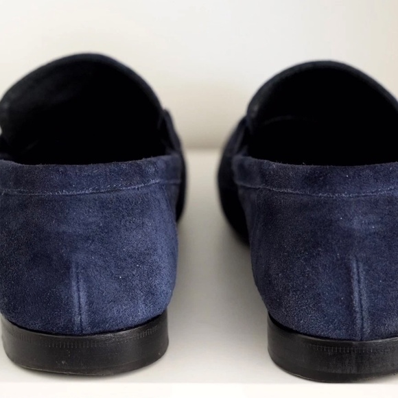 ENRICO FANTINI Navy Blue Moccasins Loafers Dress Shoes EU 42 US 9 Made In Italy main image 6